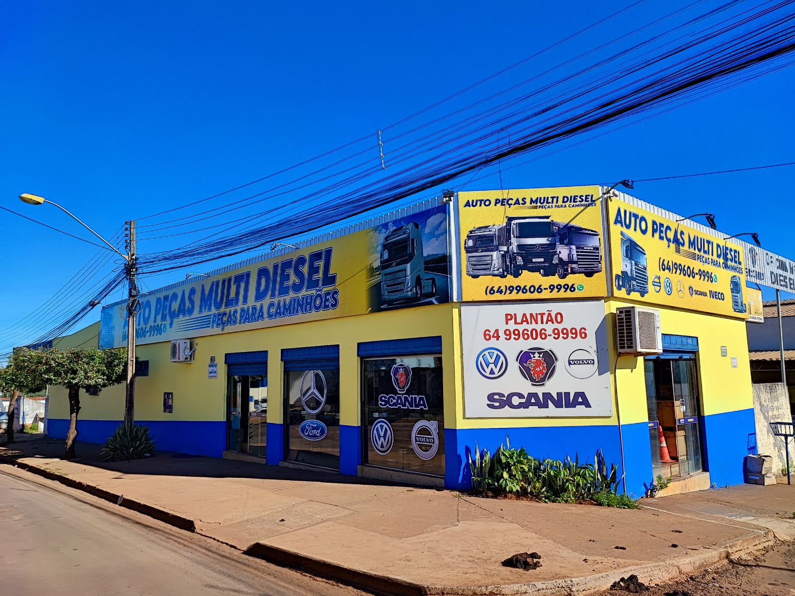 Fachada da Auto Peças Multidiesel em Jataí - GO